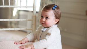 Ist sie nicht herzallerliebst? Prinzesschen Charlotte wird heute ein Jahr alt. Foto: Getty Images Europe