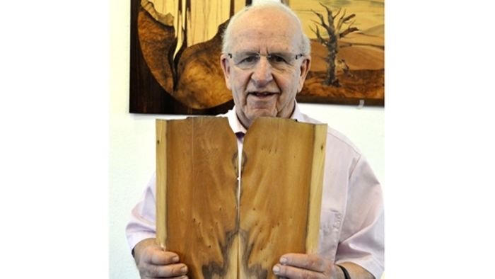Künstler lässt sich vom Holz inspirieren