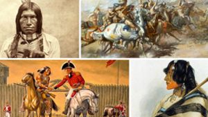 Große Häuptlinge, Lords of the Plains,  auf dem Kriegspfad, edle Wilde – und andere Dinge, die Sie über Indianer wissen sollten. Foto: AP/dpa/Wikipedia