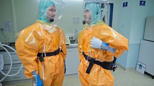 Ein Ebola-Patient soll voraussichtlich in Hessen behandelt werden. Foto: dpa