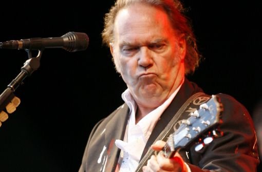Neil Young: Ausbrennen oder verblassen? Foto: dpa