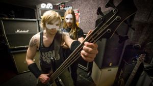 Die Bandmitglieder sind maskiert: „Wir wollen, dass die Musik im Vordergrund steht Foto: Lichtgut/Achim Zweygarth