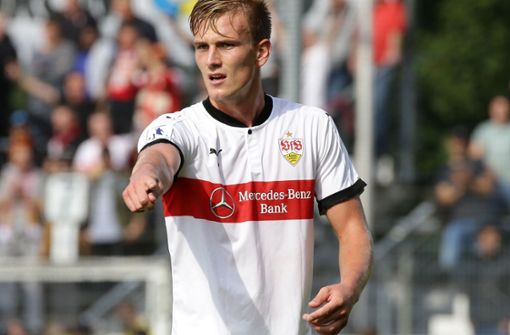 Hatte zwei Chancen zum Siegtreffer: VfB-II-Mittelfeldspieler Alexander Groiß. Foto: Baumann