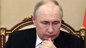 Kremlchef Wladimir Putin nach dem Terrorangriff: Russland will wissen, wer der Auftraggeber ist. Foto: Mikhail Metzel/Pool Sputnik Kremlin/AP/dpa