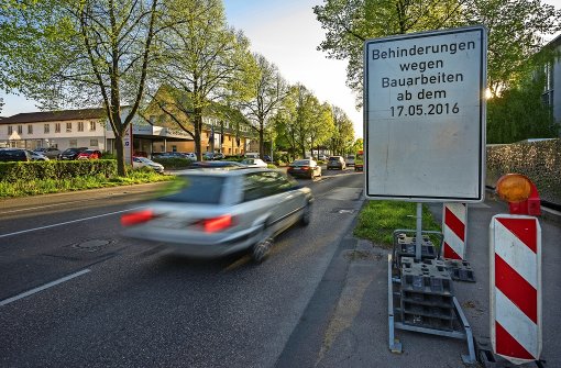 In Ludwigsburg wird  es in der  Schwieberdinger Straße von Mitte Mai an vermehrt Staus geben. Foto: factum-Weise
