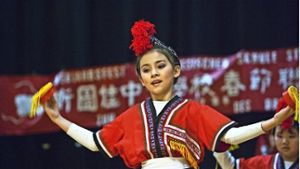 Beim Neujahrsfest  der Chinesischen Schule Stuttgart werden  von den Kindern  auch Volkstänze dargeboten. Foto: Archiv Achim Zweygarth