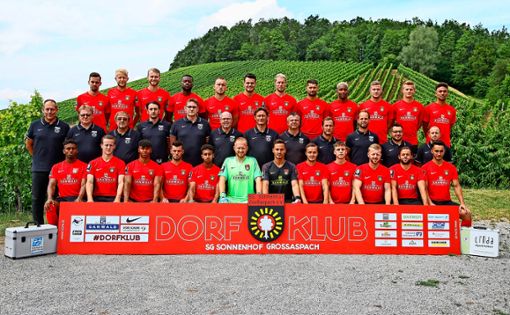 Die Mannschaft der SG Sonnenhof Großaspach in der Saison 2019/20. Foto: avanti