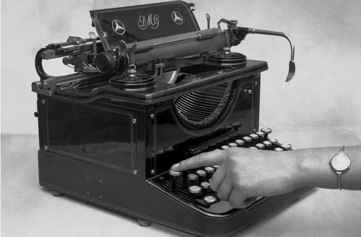Die Daimler-Motoren-Gesellschaft stellte früher auch Schreibmaschinen her. Foto: MediaPortal Daimler AG