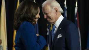 Joe Biden und Kamala Harris haben bei der US-Präsidentschaftswahl den Sieg davongetragen. Foto: AP/Carolyn Kaster
