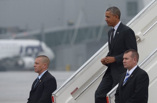 Der Besuch von US-Präsident Barack Obama bei Polens Premier Donald Tusk (rechts) steht ganz im Zeichen der Ukraine-Krise Foto: dpa