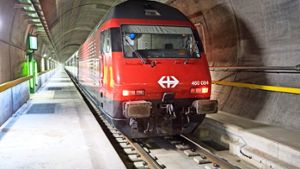 Nach 17 Bauzeit fahren ab Mitte Dezember die Züge fahrplanmäßig durch den neuen Gotthard-Basistunnel Foto: Alp-Transit AG