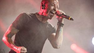 Der Linkin Park-Sänger Chester Bennington bei einem Konzert in Polen (Archivfoto). Foto: PAP