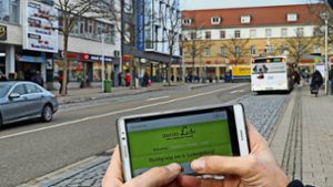 Kinoprogramm, Ladenöffnungszeiten, Parkplatzsuche: die geplante App soll zum ständigen Begleiter für Besucher der Ludwigsburger Innenstadt werden. Foto: factum/Granville
