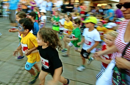 Tausende Profis und Hobbysportler, darunter auch viele Kinder, sind am Samstag beim Citylauf an den Start gegangen. Foto: factum/Granville
