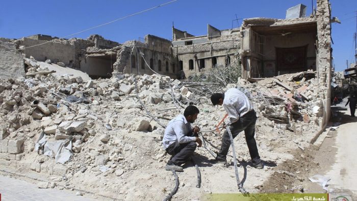 Erneut schwere Kämpfe in Aleppo