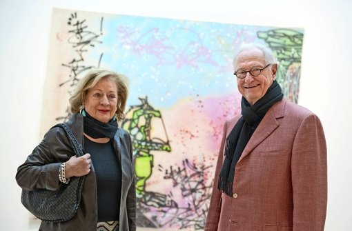 Ute und Rudolf Scharpff – welche Kunstwerke im Kunstmuseum ausgestellt werden, sehen Sie in unserer Bildergalerie. Foto: dpa