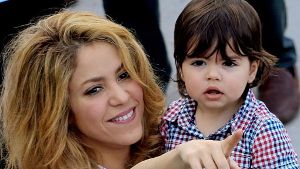 Shakira mit ihrem Sohn Milan Foto: dpa