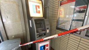 Täter bei Aufbruch von Geldautomat gestört