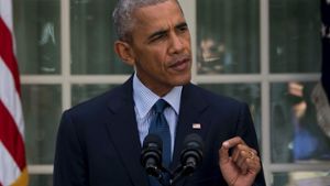 Präsident Barack Obama betrachte die Lage als ziemlich erst. Foto: AFP