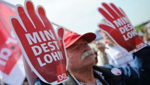 Für gerechte Löhne  will der DGB am 1. Mai auch in Waiblingen demonstrieren. Foto: dpa