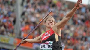 Speerwurf-Ass Katharina Molitor ist erbost über ihre Nichtnominierung für die Olympischen Spiele. Foto: dpa