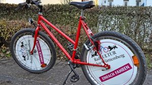 Das rote Rad ist für jeden kostenlos. Foto: StN