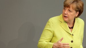 Bundeskanzlerin Angela Merkel Foto: dpa
