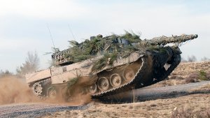 Leopard II im Einsatz Foto: dpa