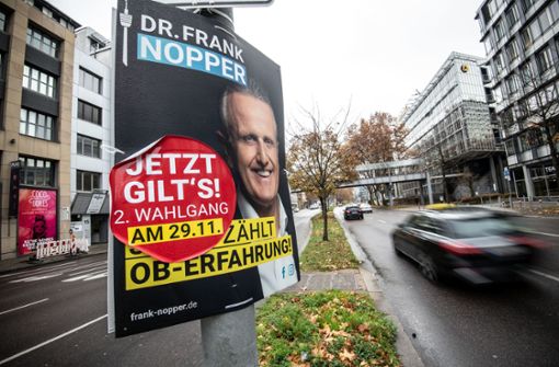 Eine neue Umfrage zur OB-Wahl in Stuttgart sieht Frank Nopper vorn. Foto: Lichtgut/Leif Piechowski