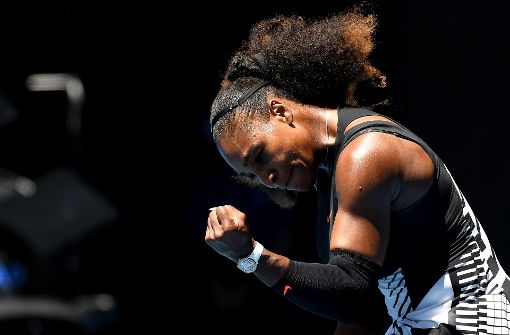 Serena Williams steht im Halbfinale der Australian Open. Foto: EPA