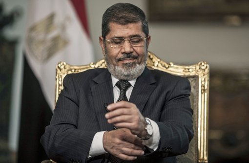 Die Entscheidung über das Urteil gegen Mohammed Mursi wurde vertagt. Foto: EFE
