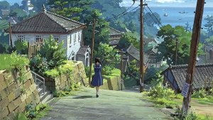 Japanische Ästhetik von Miyazaki jr.: Szene aus „Der Mohnblumenberg“. Foto: Verleih
