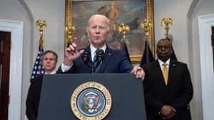 US-Präsident Joe Biden unterstützt die Ukraine. Foto: AFP/ANDREW CABALLERO-REYNOLDS