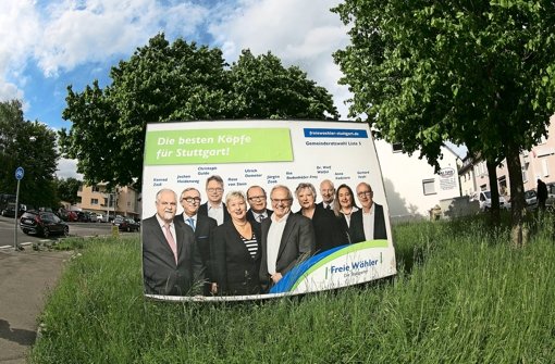 Sehen so Sieger aus? Nach dem 25. Mai wissen Stuttgarts Freie Wähler mehr Foto: Horst Rudel