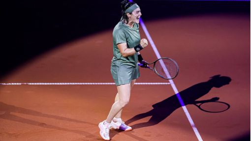 Nach ihrem Sieg gegen die Nummer 16 der Welt bekommt es Jabeur in Stuttgart mit der Italienerin Jasmine Paolini zu tun. Foto: IMAGO//Roger Buerke