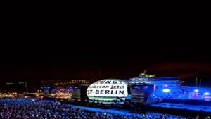 Eine große  Bühnenshow vor dem Brandenburger Tor hat  den Höhepunkt der Gedenkfeierlichkeiten  zum 30. Jahrestag des Mauerfalls und der friedlichen Revolution in der DDR gebildet. Foto: epd/Christian Ditsch