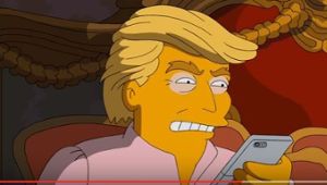 Der Simpsons-Clip stellt Trump in keinem guten Licht dar. Quelle: Screenshot/Youtube
