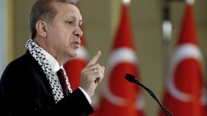 Staatschef Recep Tayyip Erdogan strebt ein Präsidialsystem mit sich selber an der Spitze an. Foto: AP