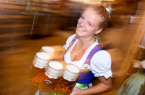 Das Oktoberfest in München erfreut sich steigender Besucherzahlen. Foto: dpa