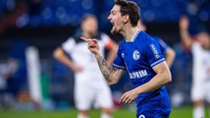 Lichtblick für Schalke: Benito Raman trifft gleich zweimal. Foto: dpa/Guido Kirchner