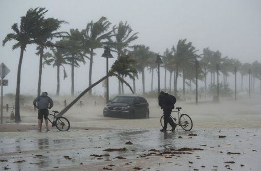 Hurrikan Irma hat das Festland erreicht in Florida erreicht. Foto: AP