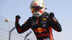 Auf dem Nürburgring belegte Max verstappen Platz zwei und war zufrieden – aber wie geht es für den Niederländer bei Red Bull weiter? Foto: AP/Bryn Lennon