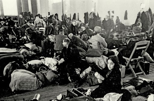 Filmszene: Deportation der jüdischen Bevölkerung Stuttgarts am 1. Dezember 1941 Foto: Stadtarchiv Stuttgart