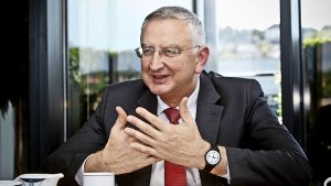 Sparkassenpräsident Peter Schneider übt harsche Kritik an der Justiz Foto: Peter-Michael Petsch