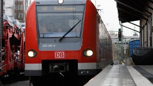 Zwei S-Bahn-Wege führen seit kurzem nach Böblingen. Wer aber in Stuttgart in die S 60 anstatt in die S 1 einsteigt, braucht erheblich länger ans Ziel. Foto: Michele Danze