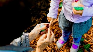Kastanien sammeln, von der Kita abholen, Hausaufgaben machen – Großeltern und Enkel verbringen heute viel Zeit miteinander. Foto: Fotolia