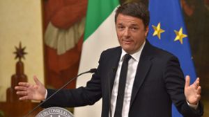 Matteo Renzi ist mit seiner Politik gescheitert. Foto: AFP