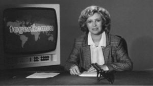 Hannelore Gadatsch moderierte die Tagesthemen 1984 und 1985. Foto: dpa/dpa
