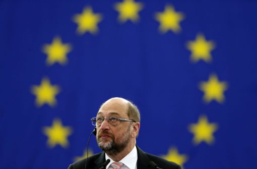 Europa ist das Herzensthema von Martin Schulz. Auf EU-Ebene könnte er ein politisches Comeback schaffen. Foto: AP