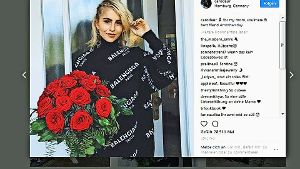 Caroline Daur hat viele Abonnentinnen  auf Internetplattformen und ist deshalb für Modefirmen als Markenbotschafterin sehr interessant. Foto: Instagram